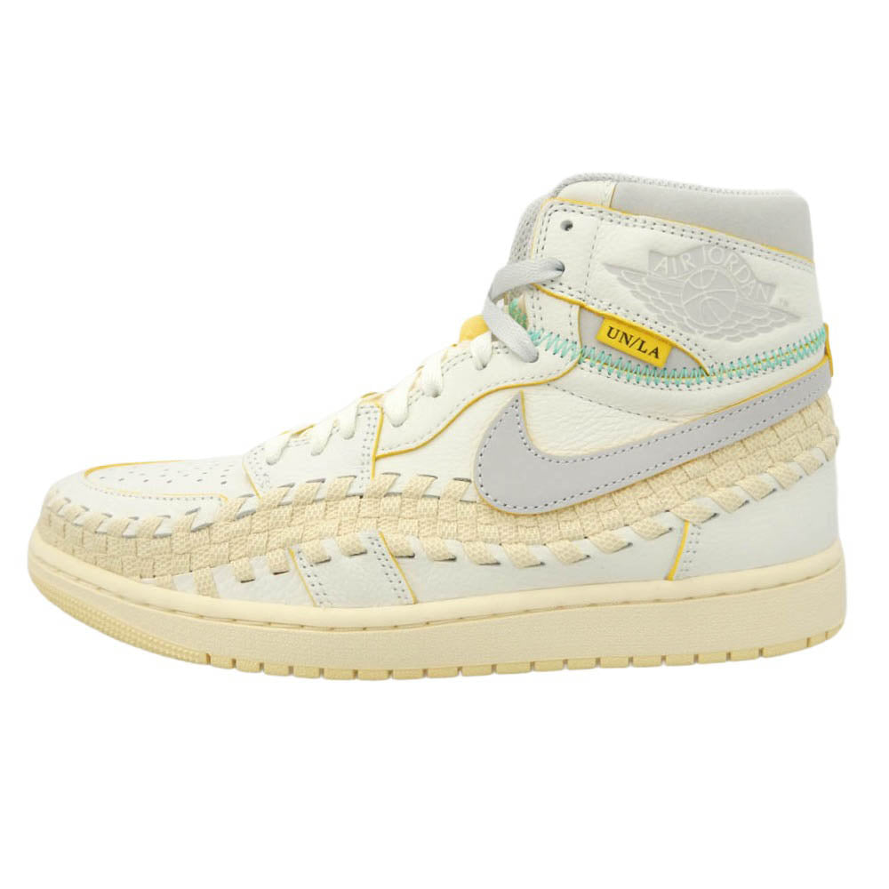 NIKE ナイキ FD2565-100 × UNION ユニオン × BEPHIES BEAUTY SUPPLY べフィーズビューティーサプライ AIR JORDAN 1 RETRO HIGH OG SP AJ1 エアジョーダン1ハイ スニーカー オフホワイト系 27cm【新古品】【未使用】【中古】