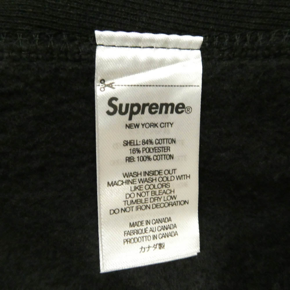 Supreme シュプリーム 23SS Motion Logo Hooded Sweatshirt モーションロゴフーデッドスウェットシャツ プルオーバー パーカー ブラック系 L【極上美品】【中古】