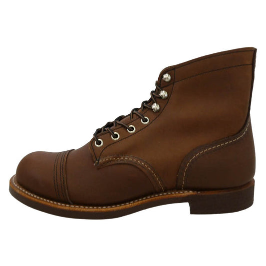 RED WING レッドウィング 8111 Iron Ranger アイアンレンジャー アンバーハーネス ブーツ ブラウン系 US8【極上美品】【中古】