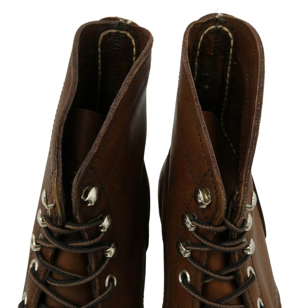 RED WING レッドウィング 8111 Iron Ranger アイアンレンジャー アンバーハーネス ブーツ ブラウン系 US8【極上美品】【中古】