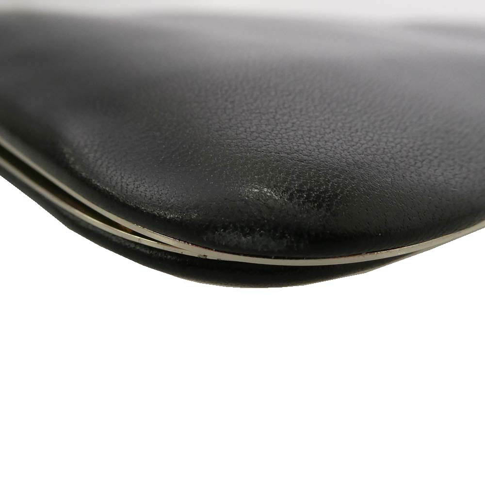 モルフェ SAC A MAIN Framed Leather Long Wallet サック ア マイン フレーム レザー ロング ウォレット ブラック系【中古】