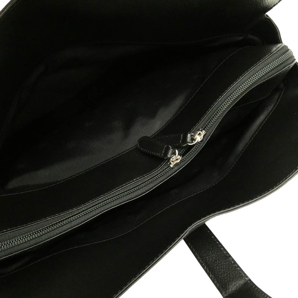 濱野皮革工藝 グレース ディライト レザー トートバッグ シルバー金具 ブラック系【新古品】【未使用】【中古】