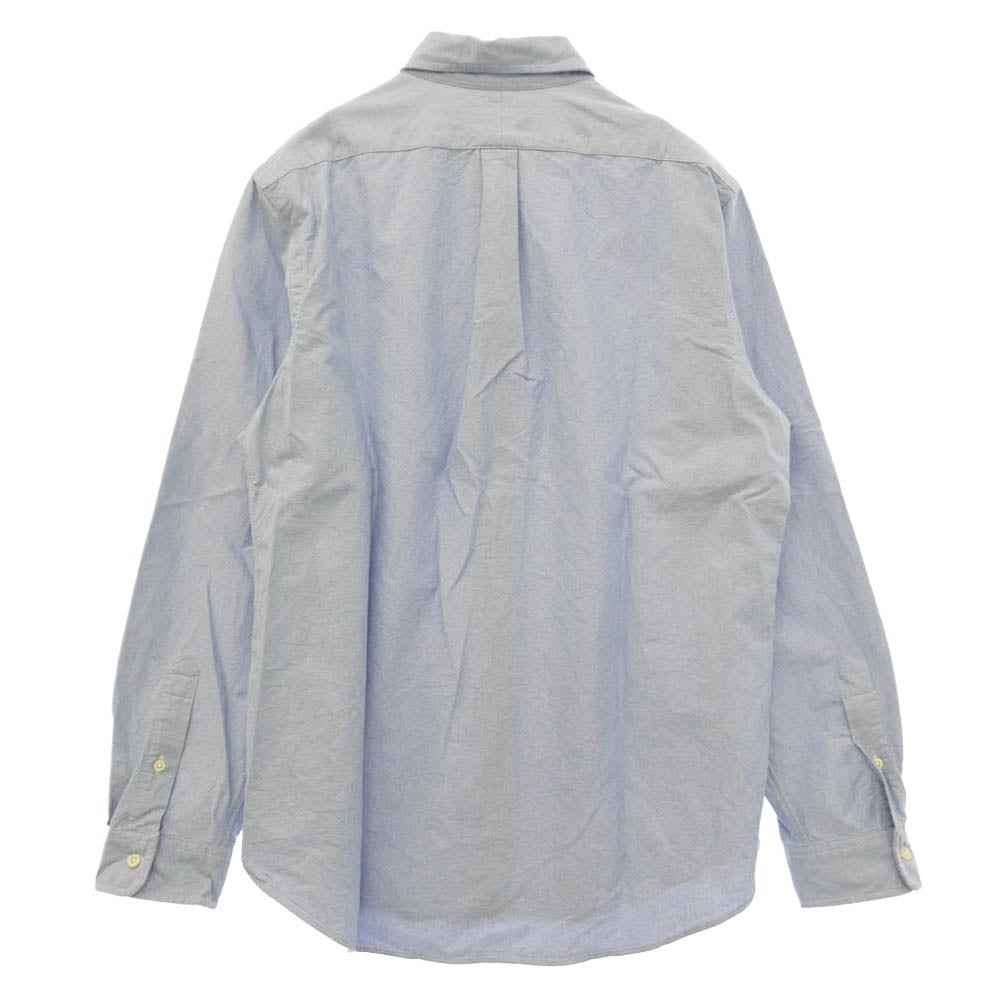 POLO RALPH LAUREN ポロ・ラルフローレン CLASSIC FIT クラシックフィット BD ボタンダウン 長袖 シャツ ブルー系 ライトブルー系 L【中古】