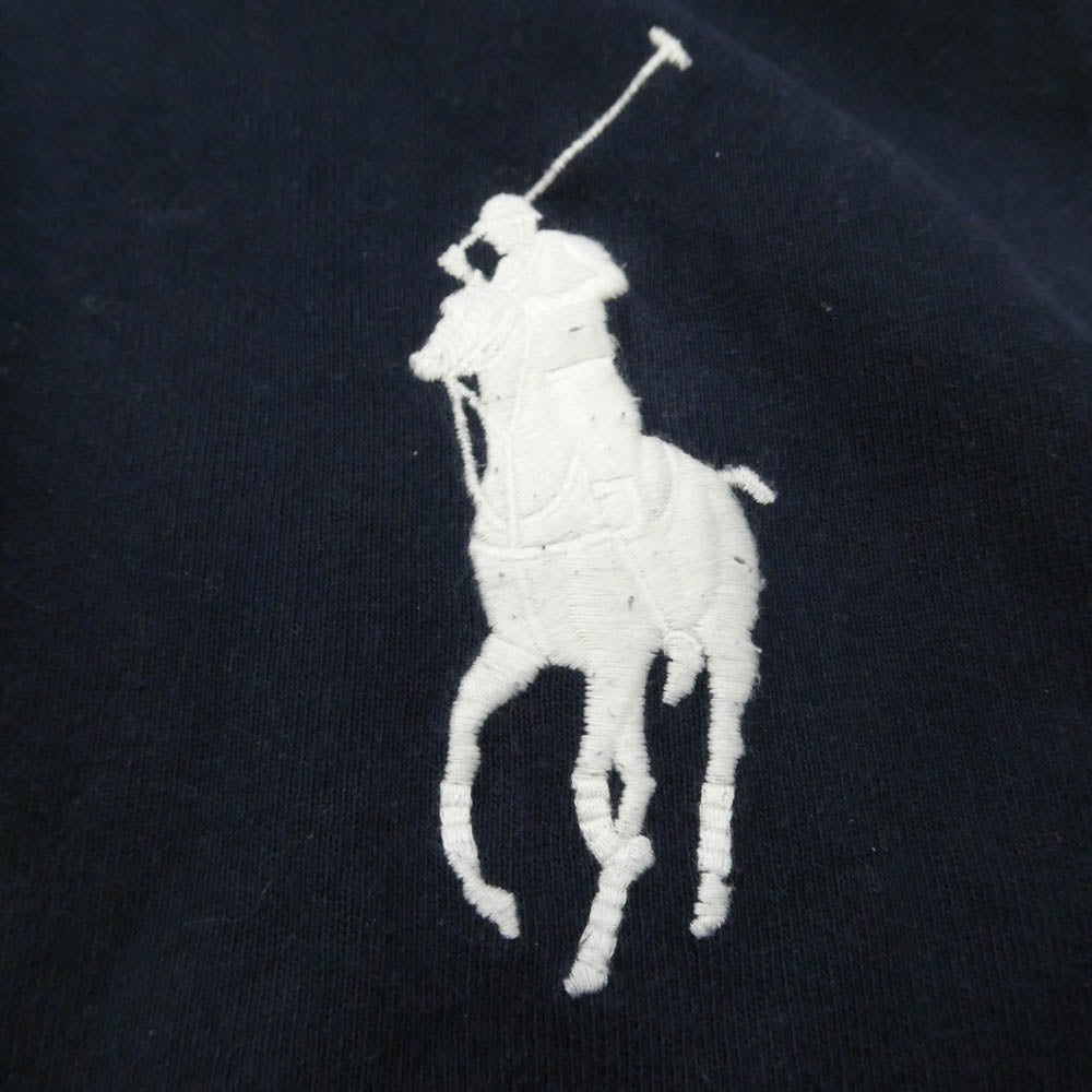 POLO RALPH LAUREN ポロ・ラルフローレン CUSTOM SLIM FIT カスタム スリム フィット 長袖 ラガー シャツ トリコロール ホワイト系 ネイビー系 レッド系 L【中古】
