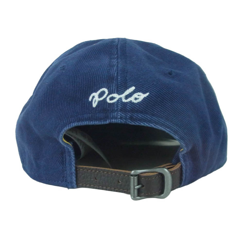 POLO RALPH LAUREN ポロ・ラルフローレン 710901609001 Ralph AUTHENTIC BASEBALL CAP ユーズド加工 コットンツイル ベースボール キャップ ネイビー系 ONE【新古品】【未使用】【中古】