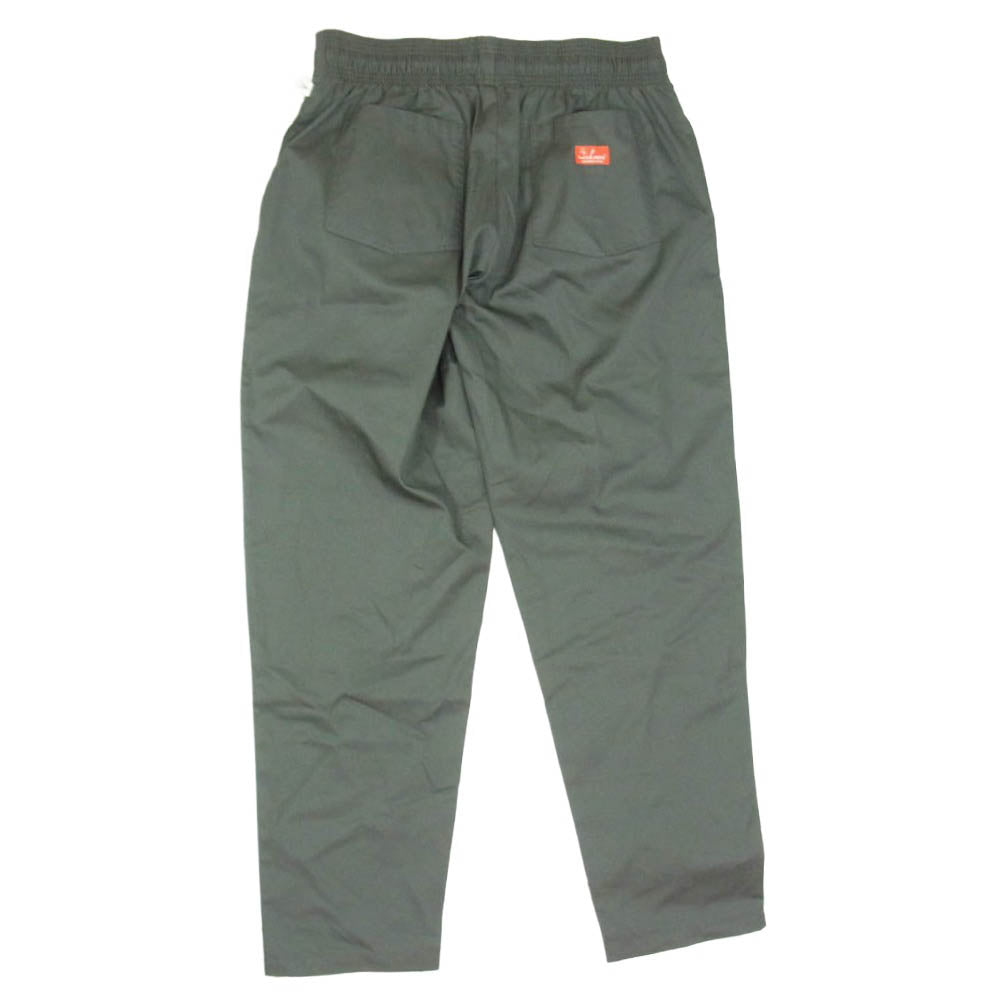 COOKMAN クックマン イージー 無地 ポリエステル シェフパンツ グレー系 XL【中古】