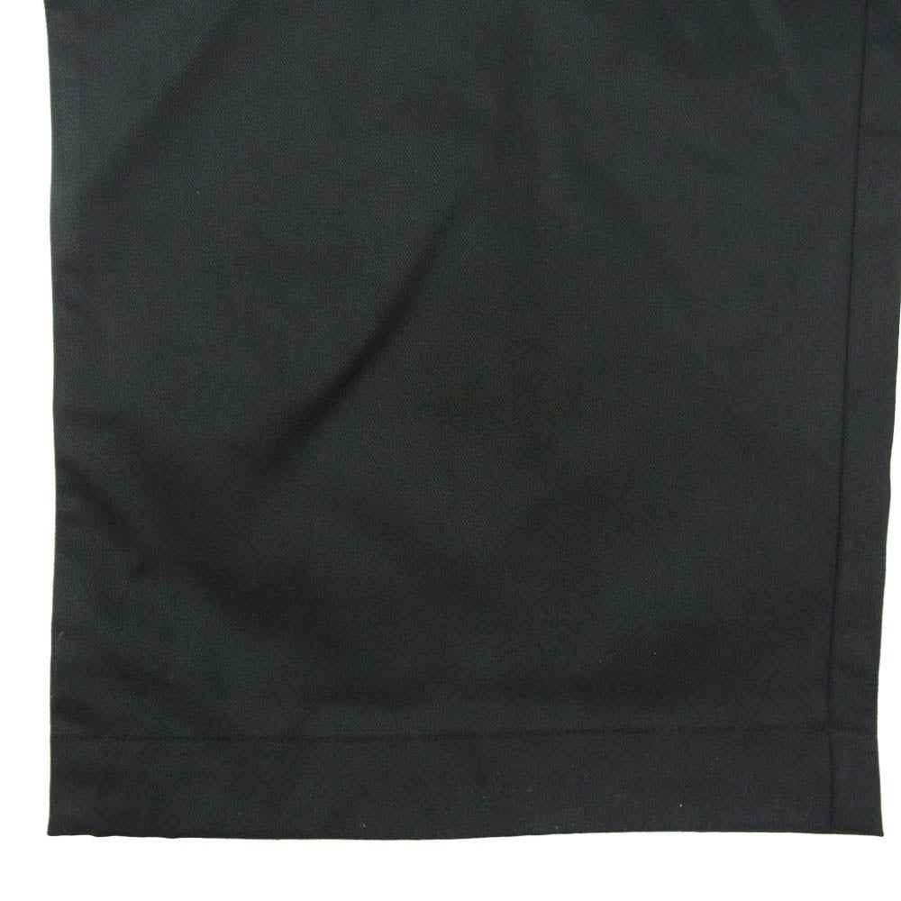 COOKMAN クックマン イージー 無地 ポリエステル シェフパンツ ブラック系 L【中古】