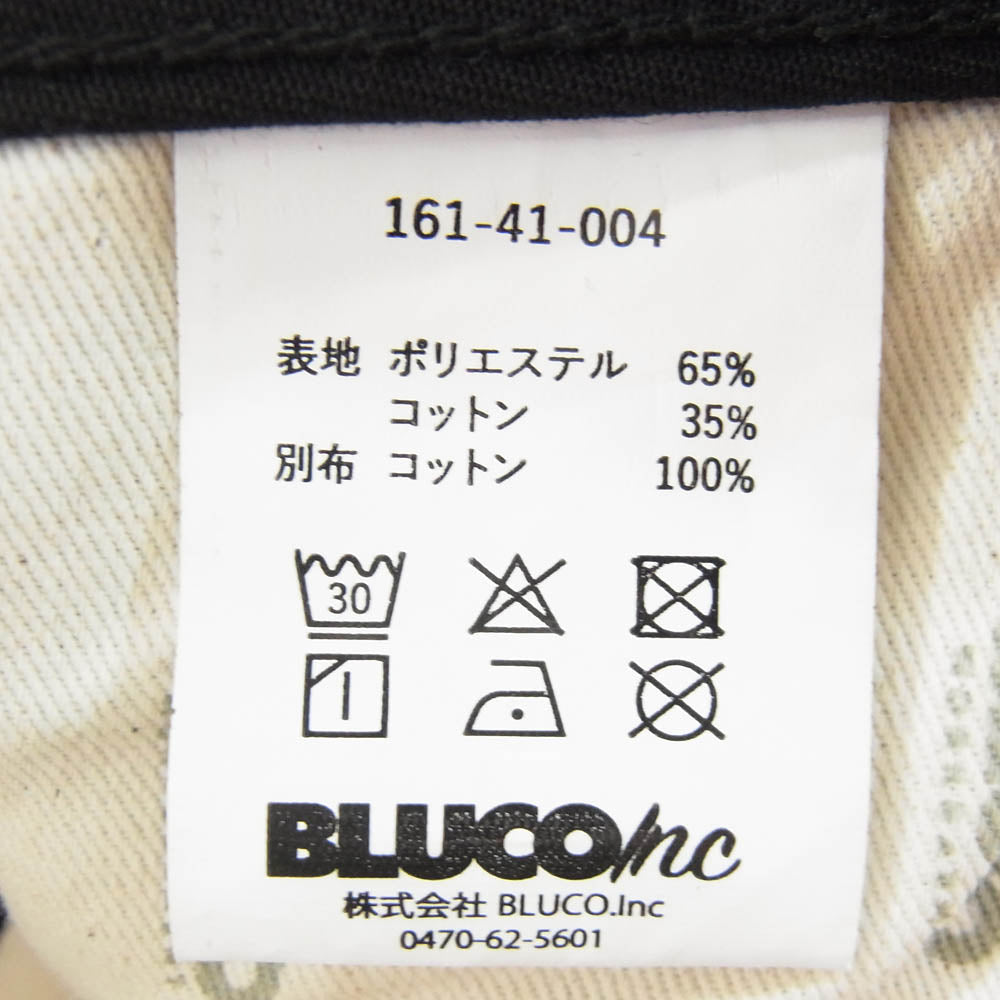BLUCO WORK GARMENT ブルコ チノ トラウザーズ 無地 パンツ ブラック系 L【中古】