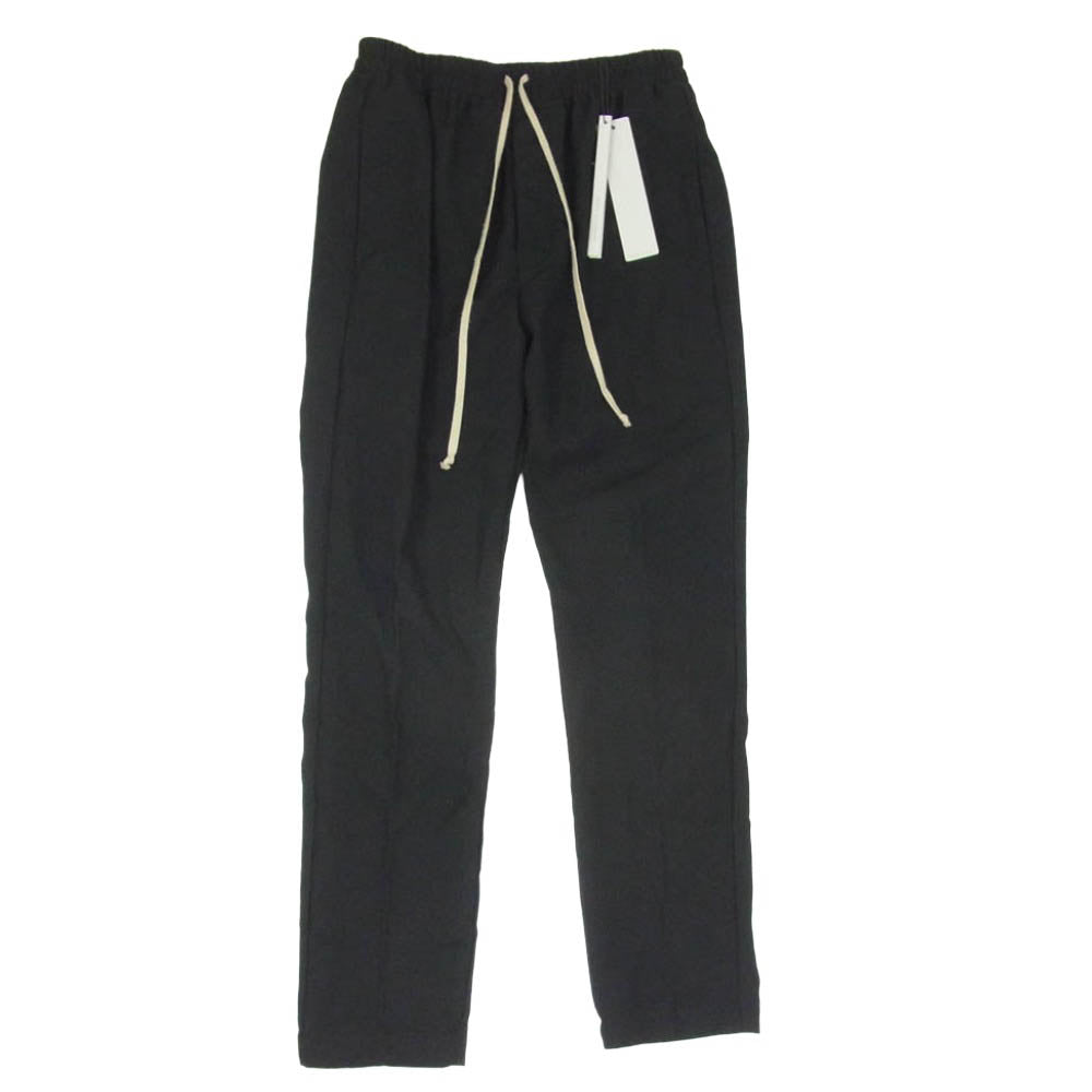 Rick Owens リックオウエンス 24AW RU02D6390-WGP PORTERVILLE期 Drawstring Slim Long ドローストリング トラックパンツ ブラック系 50【中古】