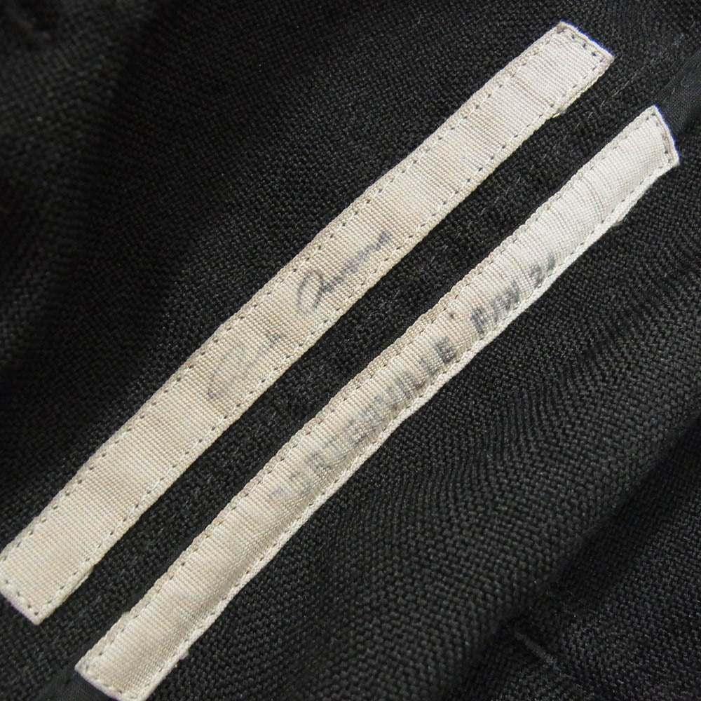 Rick Owens リックオウエンス 24AW RU02D6390-WGP PORTERVILLE期 Drawstring Slim Long ドローストリング トラックパンツ ブラック系 50【中古】