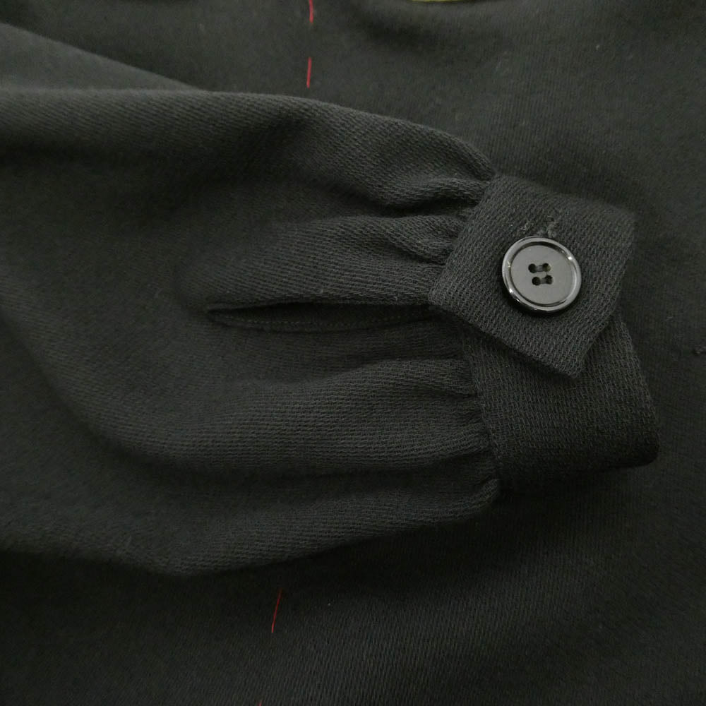 MAISON MARGIELA メゾンマルジェラ 23AW S29FP0132 白タグ Multiwear Dress コントラストステッチ マルチウェア 丸襟 ミニ ドレス ワンピース ブラック系 40【中古】