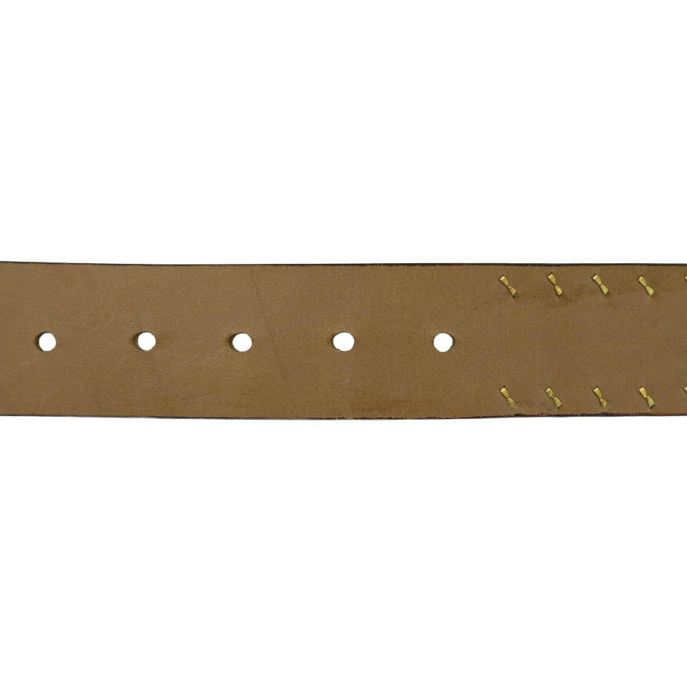VISVIM ビズビム 24SS 0124103003025 STUDS BELT 40MM レザー スタッズ ベルト ライトブラウン系【中古】