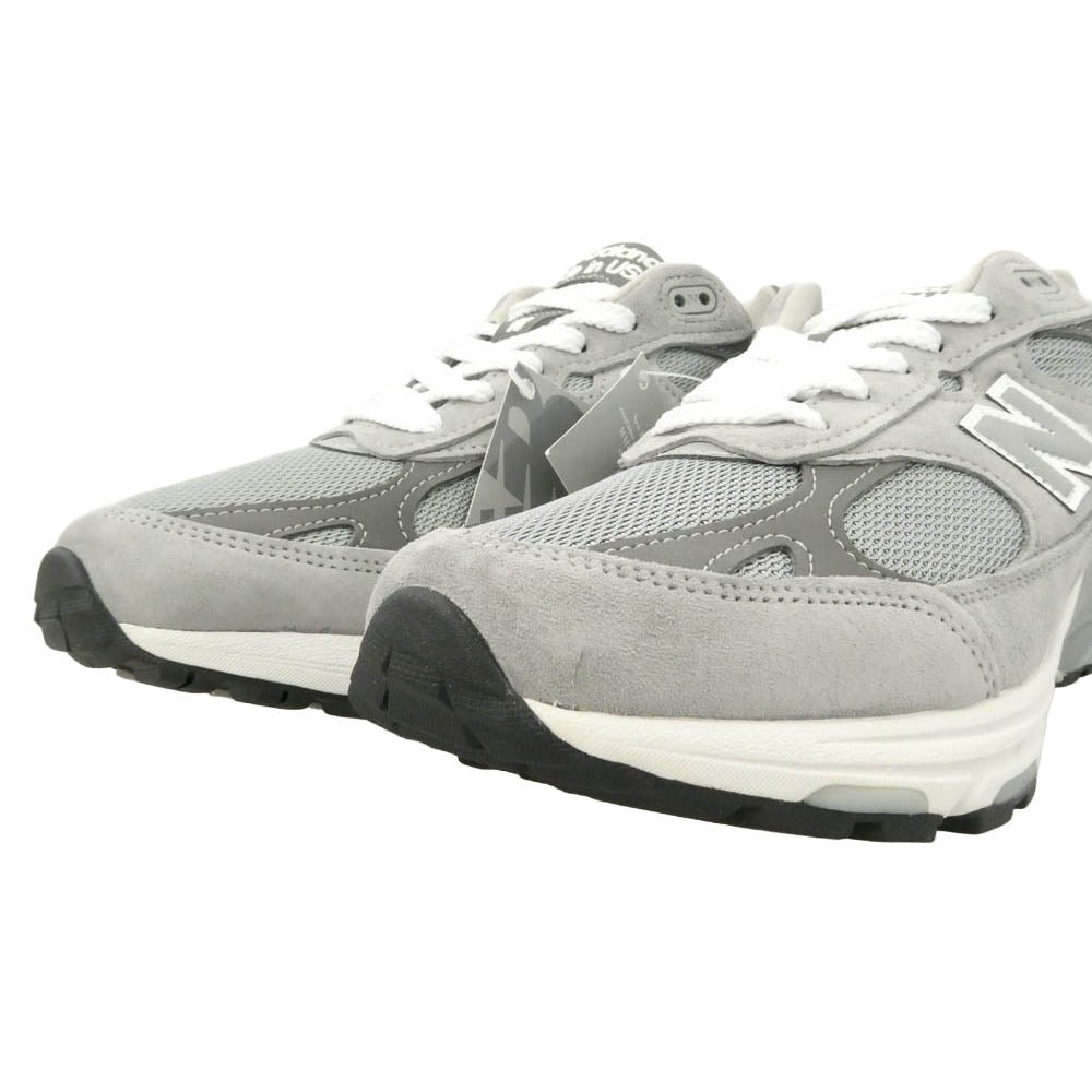NEW BALANCE ニューバランス MR993GL 【フェイクバスターズ鑑定済】USA製 993 Gray スニーカー ランニングシューズ グレー系 27.5cm【新古品】【未使用】【中古】