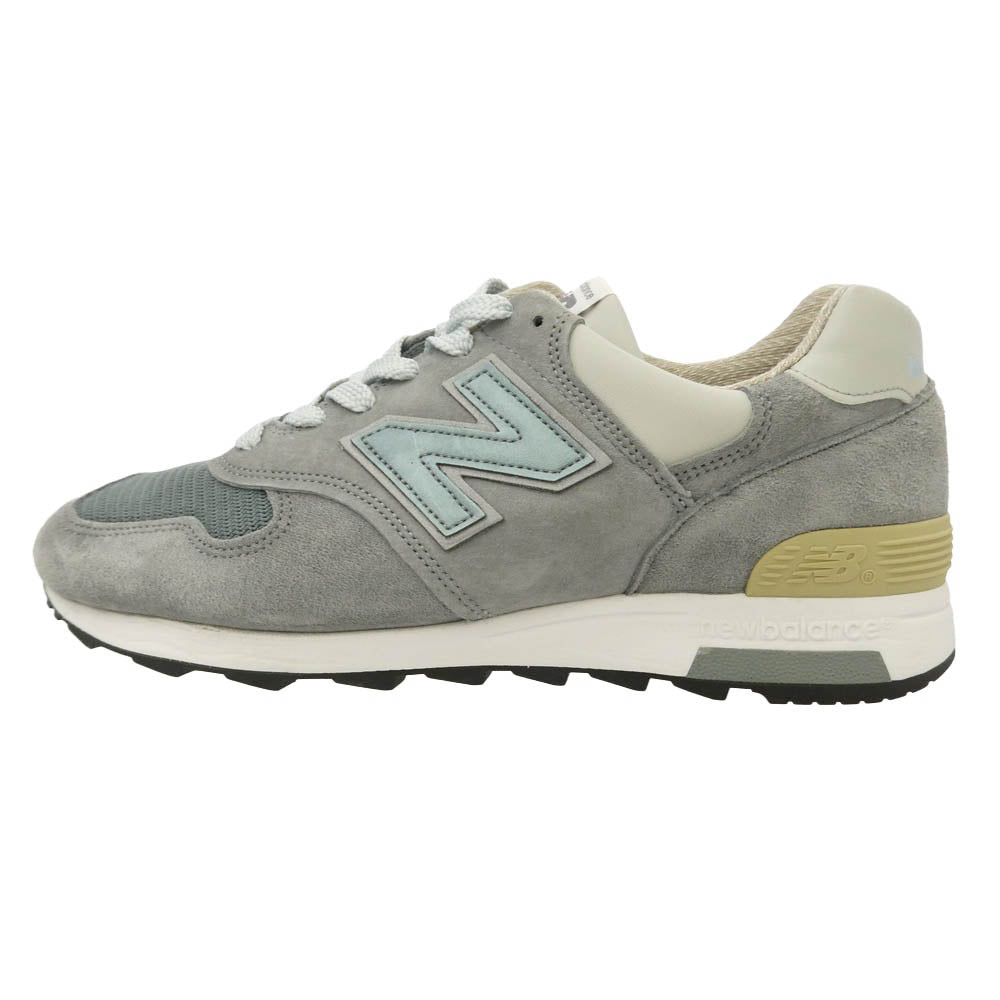 NEW BALANCE ニューバランス M1400SB USA製 1400 Steel Blue スティールブルー スエード ローカット スニーカー グレー系 26.5cm【美品】【中古】