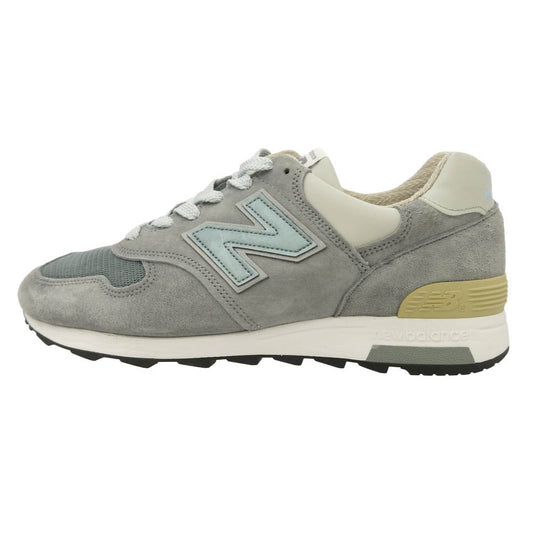NEW BALANCE ニューバランス M1400SB USA製 1400 Steel Blue スティールブルー スエード ローカット スニーカー グレー系 26.5cm【美品】【中古】