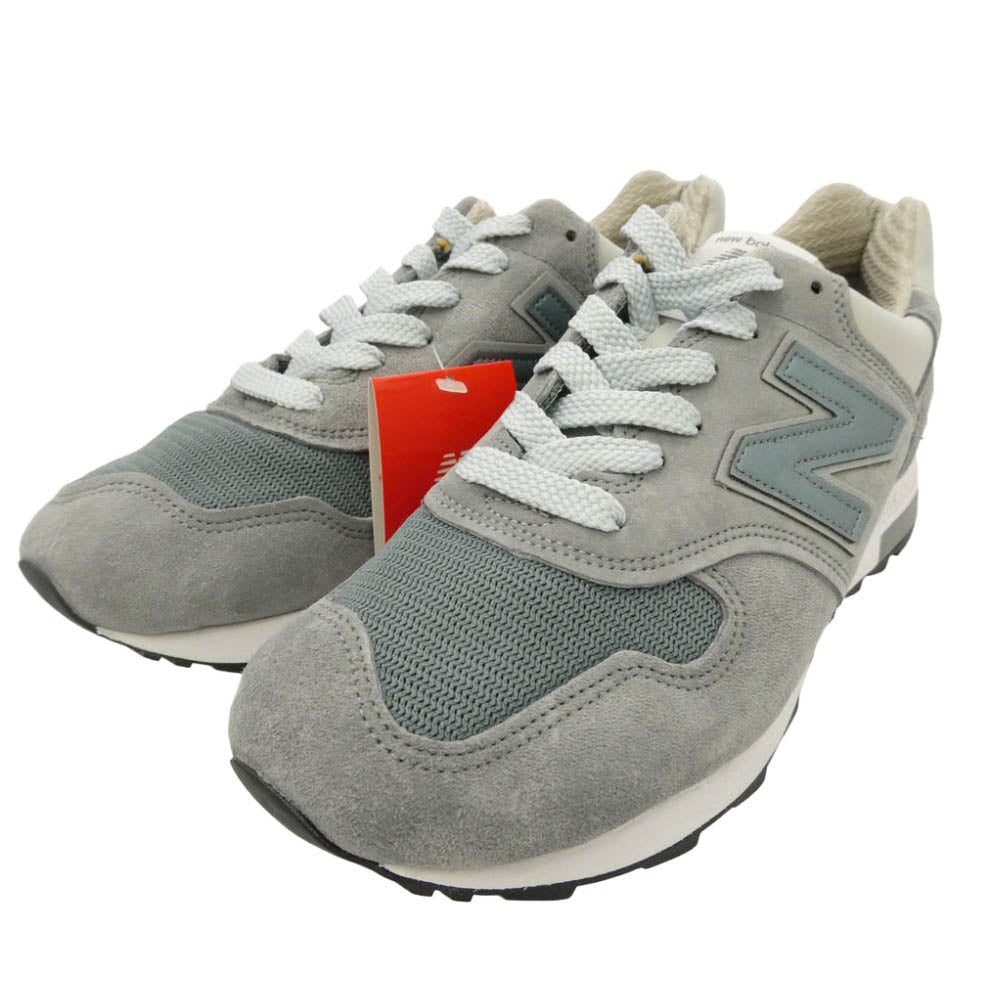 NEW BALANCE ニューバランス M1400SB USA製 1400 Steel Blue スティールブルー スエード ローカット スニーカー グレー系 26.5cm【美品】【中古】