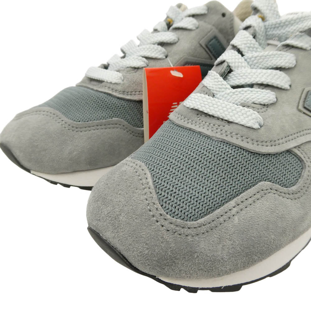 NEW BALANCE ニューバランス M1400SB USA製 1400 Steel Blue スティールブルー スエード ローカット スニーカー グレー系 26.5cm【美品】【中古】