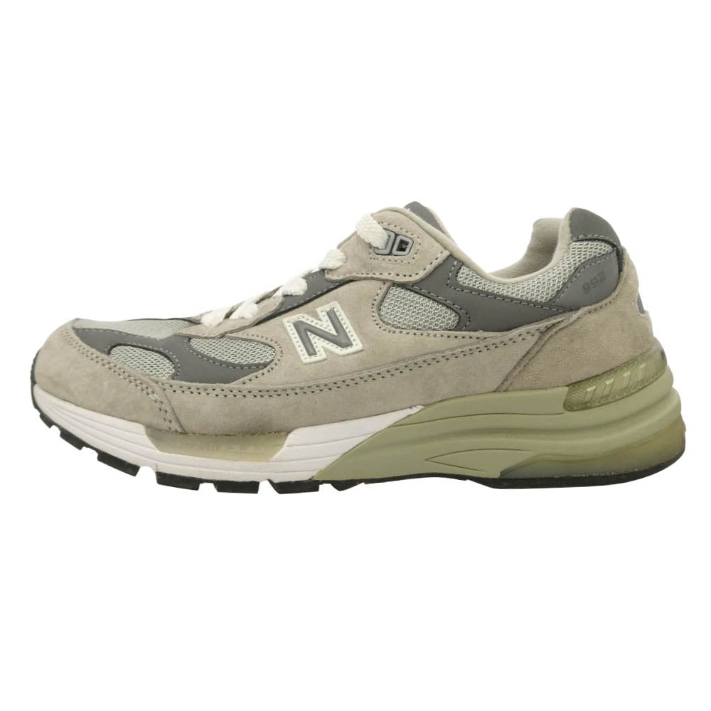 NEW BALANCE ニューバランス M992GR USA製 992 スエード ローカット スニーカー マルチカラー系 26.5cm【中古】