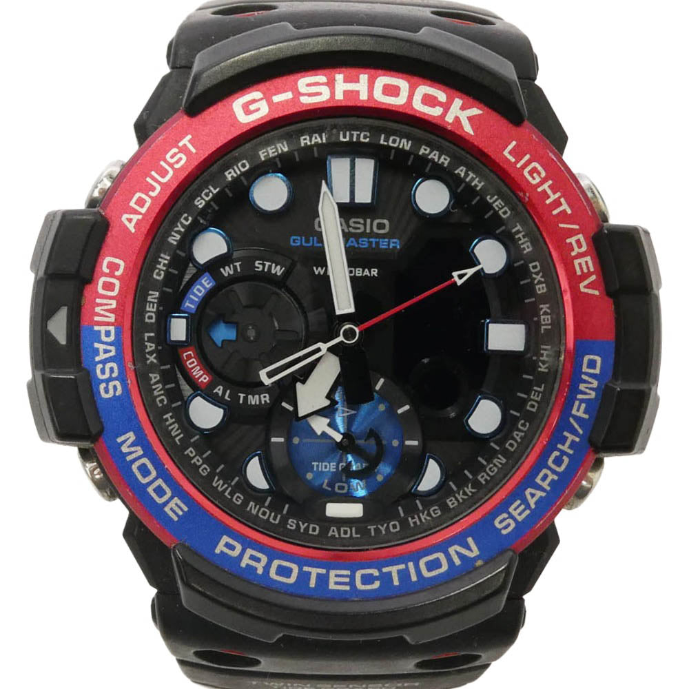CASIO G-SHOCK カシオ ジーショック GN-1000-1AJF G-SHOCK ジーショック ガルフマスター 腕時計 ウォッチ ブラック系 マルチカラー系【中古】