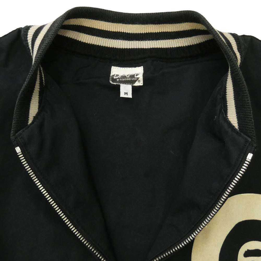 A BATHING APE アベイシングエイプ 00s バックロゴ アイコン ジャケット ブルゾン ブラック系 M【中古】