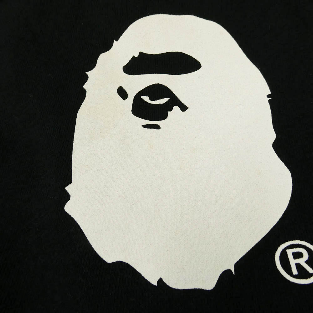 A BATHING APE アベイシングエイプ A,S,N,K,A ロゴ A 00s コットン スタジャン ジャケット ブラック系 M【中古】