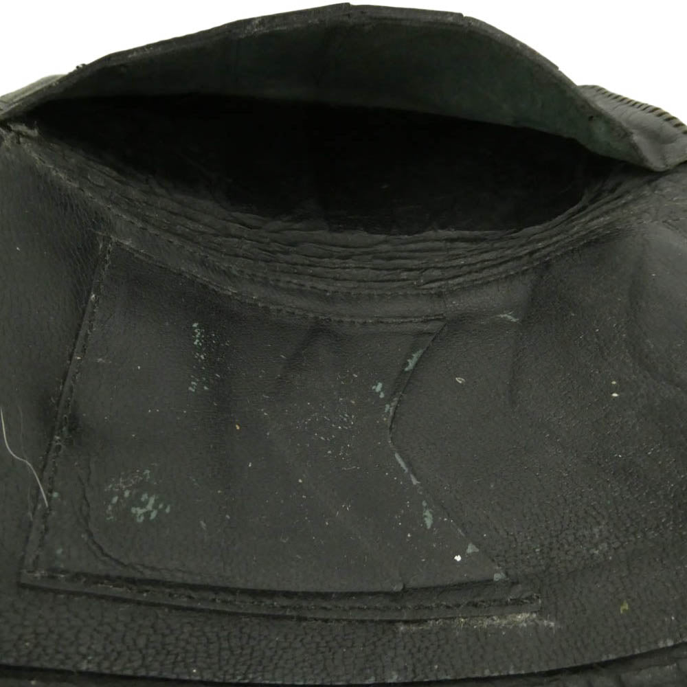 GABOR ガボール GABORATORY ガボラトリー スカル Tバー コンチョ 三つ折り レザー ロングウォレット 長財布 ブラック系【中古】