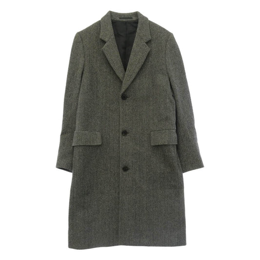 Paul Smith ポール・スミス ウール ヘリンボーン柄 ロング チェスター コート マルチカラー系 M【中古】
