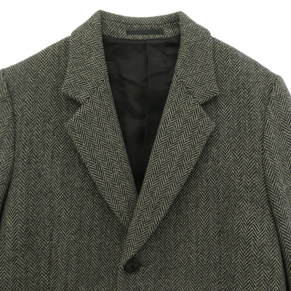 Paul Smith ポール・スミス ウール ヘリンボーン柄 ロング チェスター コート マルチカラー系 M【中古】