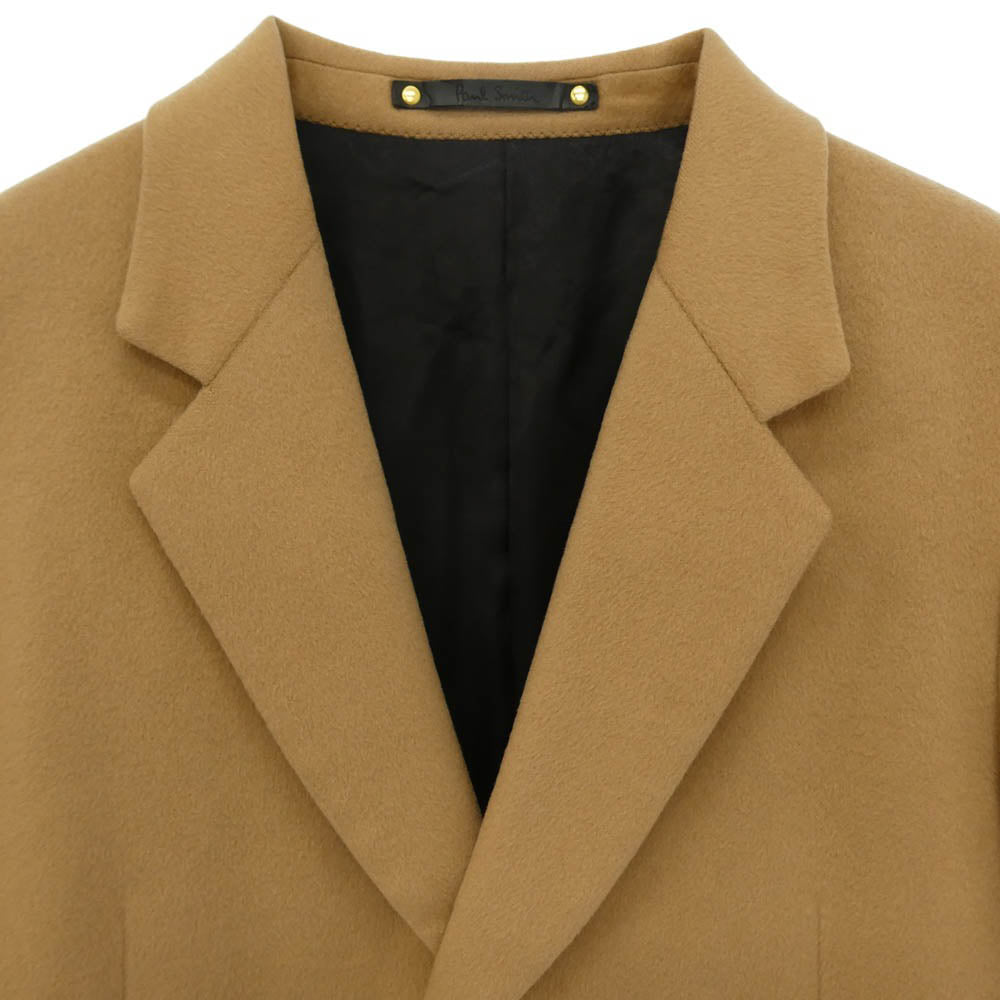 Paul Smith ポール・スミス PF-SL-61867 カシミヤ100％ ロング チェスター コート ベージュ系 S【中古】