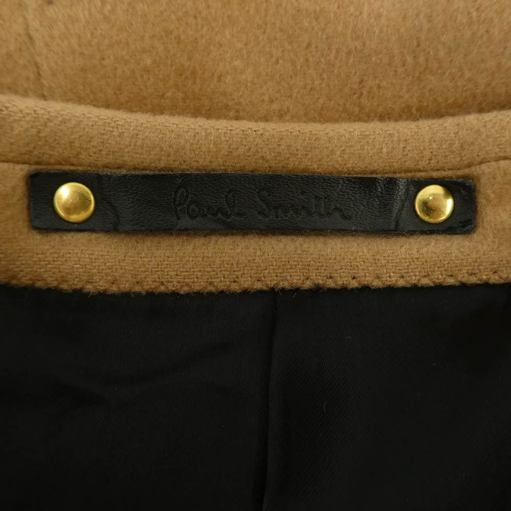 Paul Smith ポール・スミス PF-SL-61867 カシミヤ100％ ロング チェスター コート ベージュ系 S【中古】
