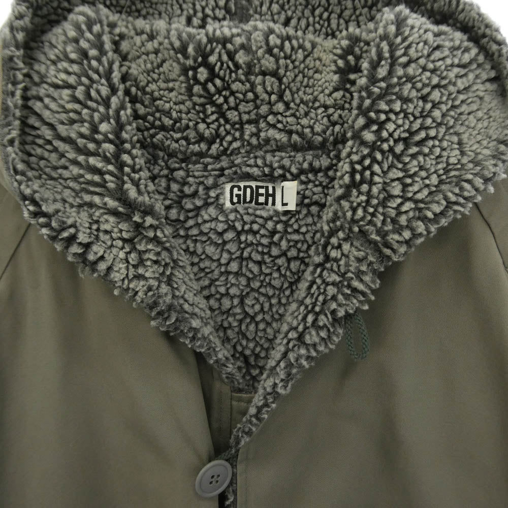 GOODENOUGH グッドイナフ 00s フード付き デッキ ジャケット グレー系 L【中古】