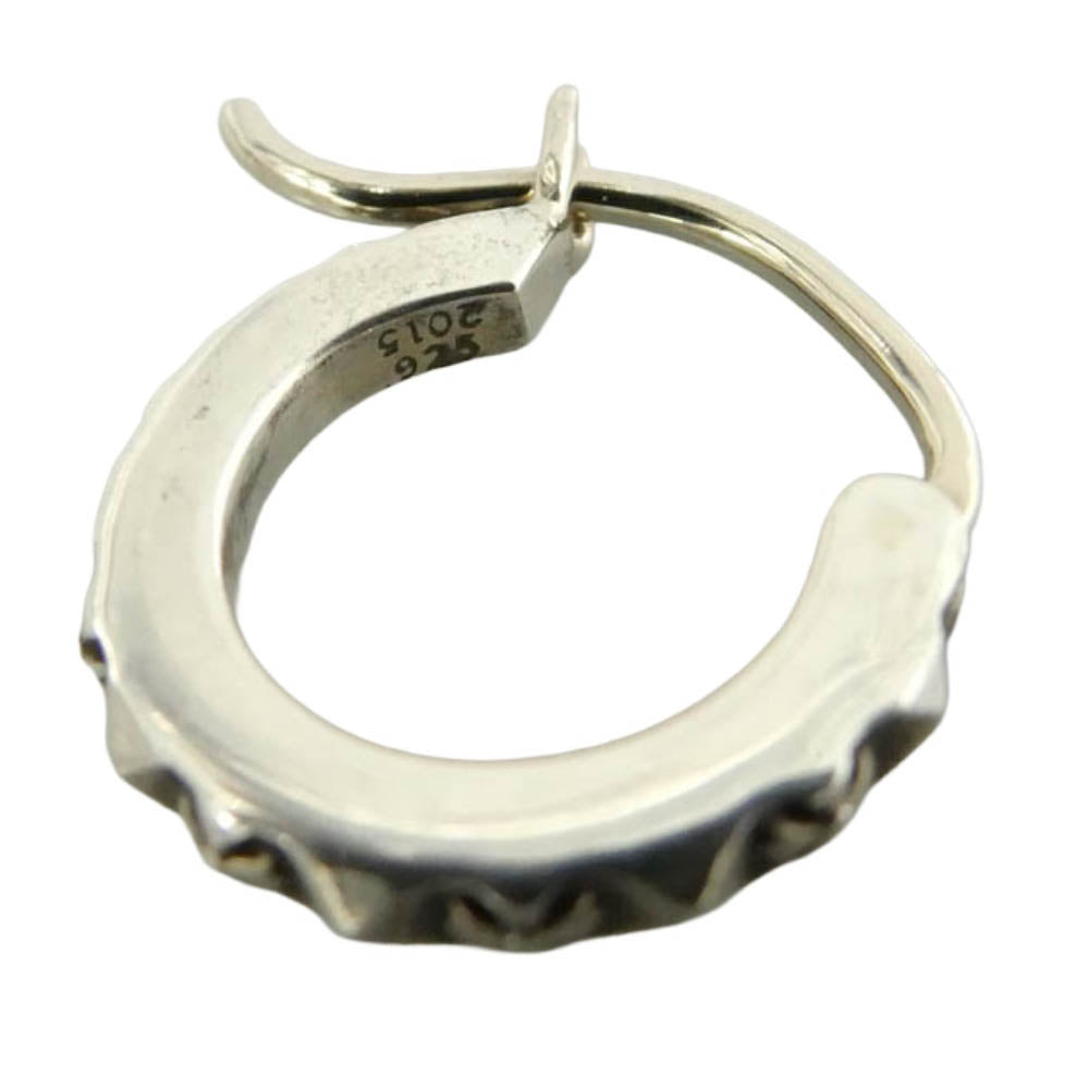 CHROME HEARTS クロムハーツ（原本無） 2024年購入レシート原本付属 HOOP TFP TINY タイニー トゥルーファッキンパンク フープピアス シルバー系【中古】