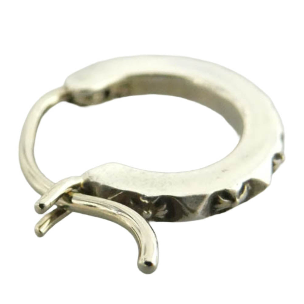 CHROME HEARTS クロムハーツ（原本無） 2024年購入レシート原本付属 HOOP TFP TINY タイニー トゥルーファッキンパンク フープピアス シルバー系【中古】
