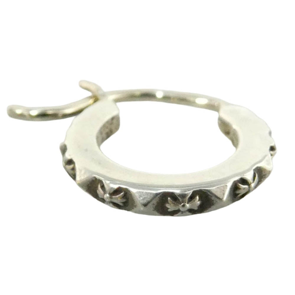CHROME HEARTS クロムハーツ（原本無） 2024年購入レシート原本付属 HOOP TFP TINY タイニー トゥルーファッキンパンク フープピアス シルバー系【中古】