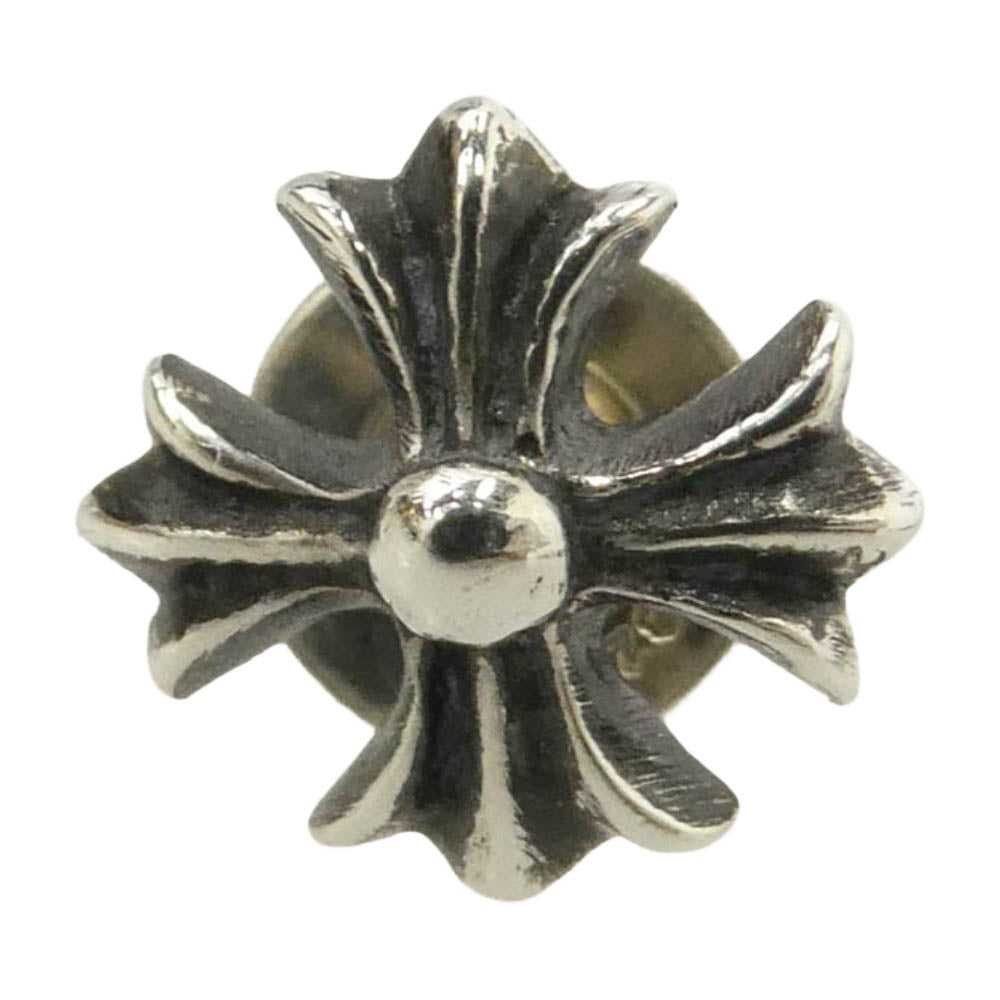 CHROME HEARTS クロムハーツ（原本無） 2025年購入レシート原本付属 No2 CH PLS STUD CHプラス スタッドピアス シルバー系【中古】