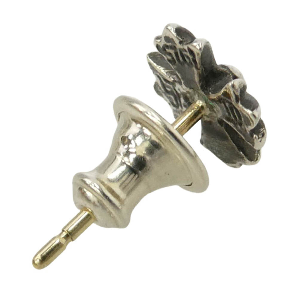 CHROME HEARTS クロムハーツ（原本無） 2025年購入レシート原本付属 No2 CH PLS STUD CHプラス スタッドピアス シルバー系【中古】