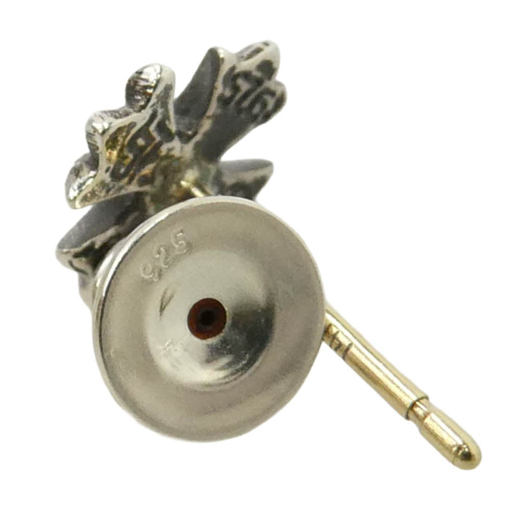 CHROME HEARTS クロムハーツ（原本無） 2025年購入レシート原本付属 No2 CH PLS STUD CHプラス スタッドピアス シルバー系【中古】