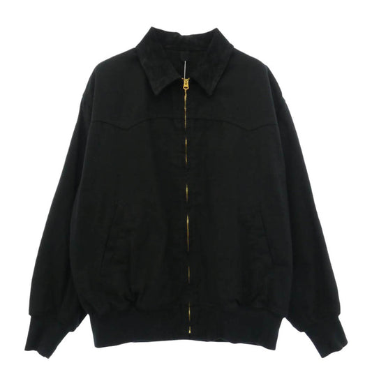 COMOLI コモリ 26SS D01-01030 ブラックドリルジップジャケット ブラック系 2【新古品】【未使用】【中古】
