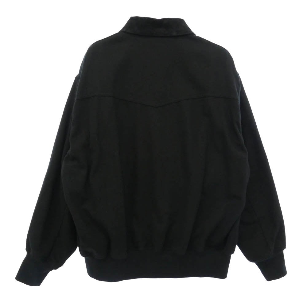 COMOLI コモリ 26SS D01-01030 ブラックドリルジップジャケット ブラック系 2【新古品】【未使用】【中古】