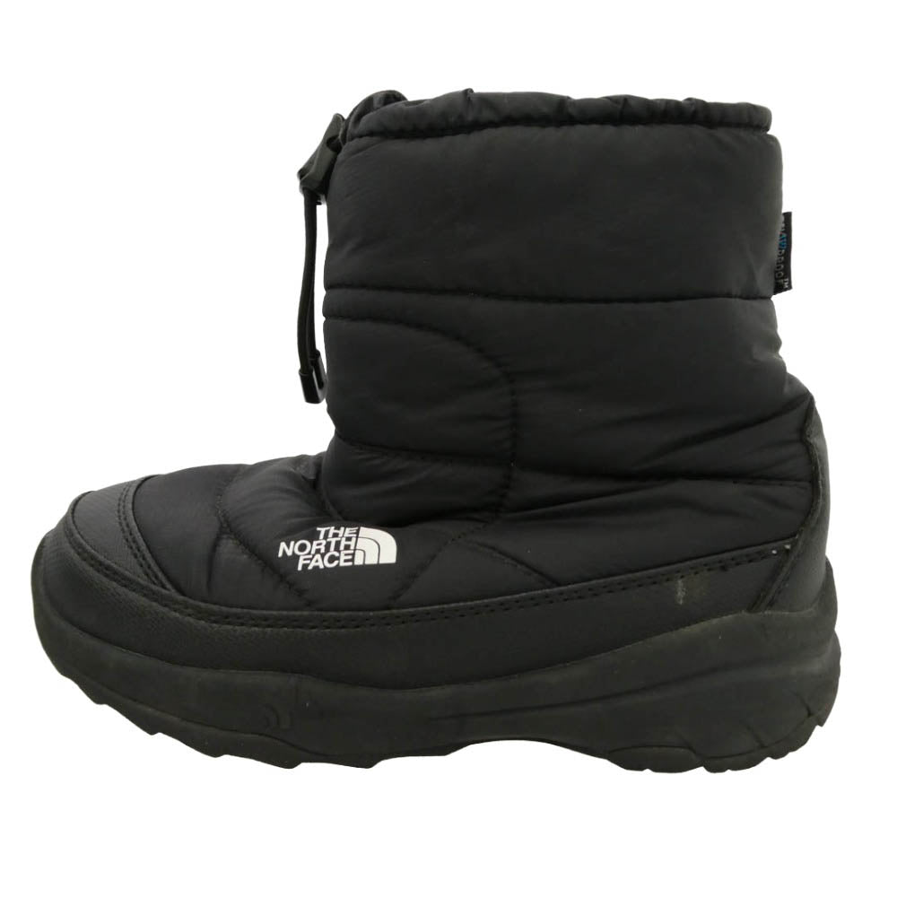 THE NORTH FACE ノースフェイス NFJ51780 K NUPTSE BOOTIE WP ウォータープルーフ ヌプシ ブーティ ブーツ ブラック系 20cm【中古】