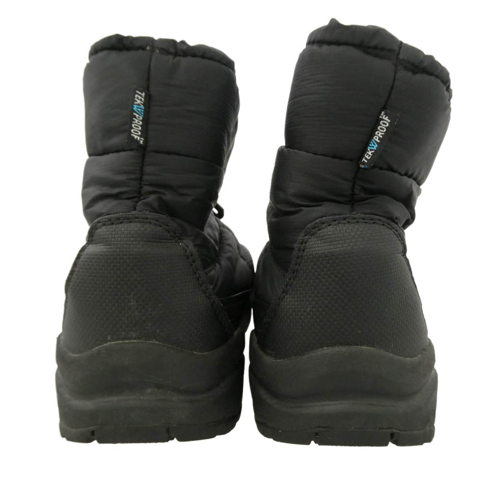 THE NORTH FACE ノースフェイス NFJ51780 K NUPTSE BOOTIE WP ウォータープルーフ ヌプシ ブーティ ブーツ ブラック系 20cm【中古】
