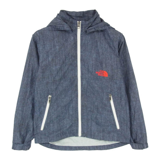 THE NORTH FACE ノースフェイス NPJ21714 NOVELTY COMPACT JACKET ノベルティ ナイロン ジャケット キッズ ネイビー系 140【中古】