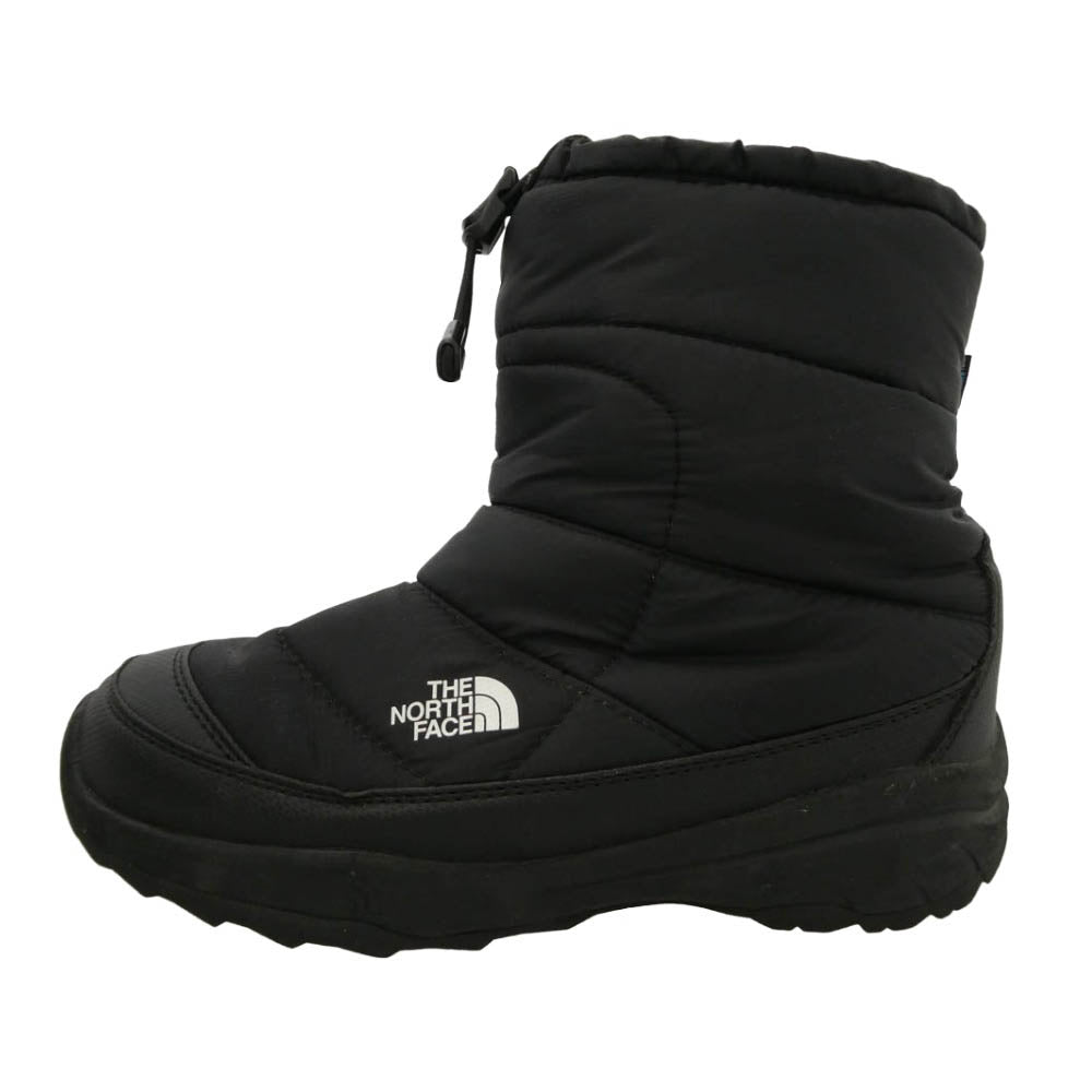 THE NORTH FACE ノースフェイス NFJ51780 K NUPTSE BOOTIE WP ウォータープルーフ ヌプシ ブーティ ブーツ ブラック系 22cm【中古】