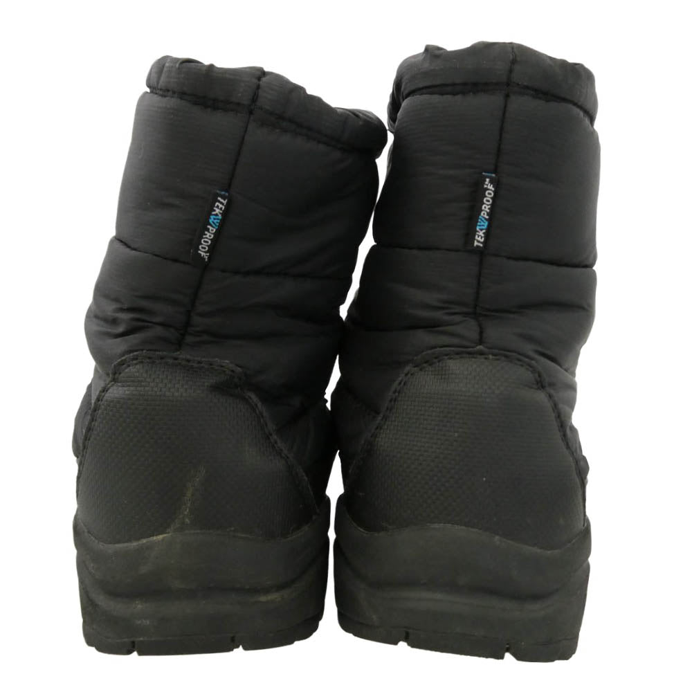 THE NORTH FACE ノースフェイス NFJ51780 K NUPTSE BOOTIE WP ウォータープルーフ ヌプシ ブーティ ブーツ ブラック系 22cm【中古】