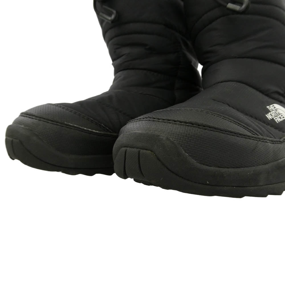 THE NORTH FACE ノースフェイス NFJ51780 K NUPTSE BOOTIE WP ウォータープルーフ ヌプシ ブーティ ブーツ ブラック系 22cm【中古】