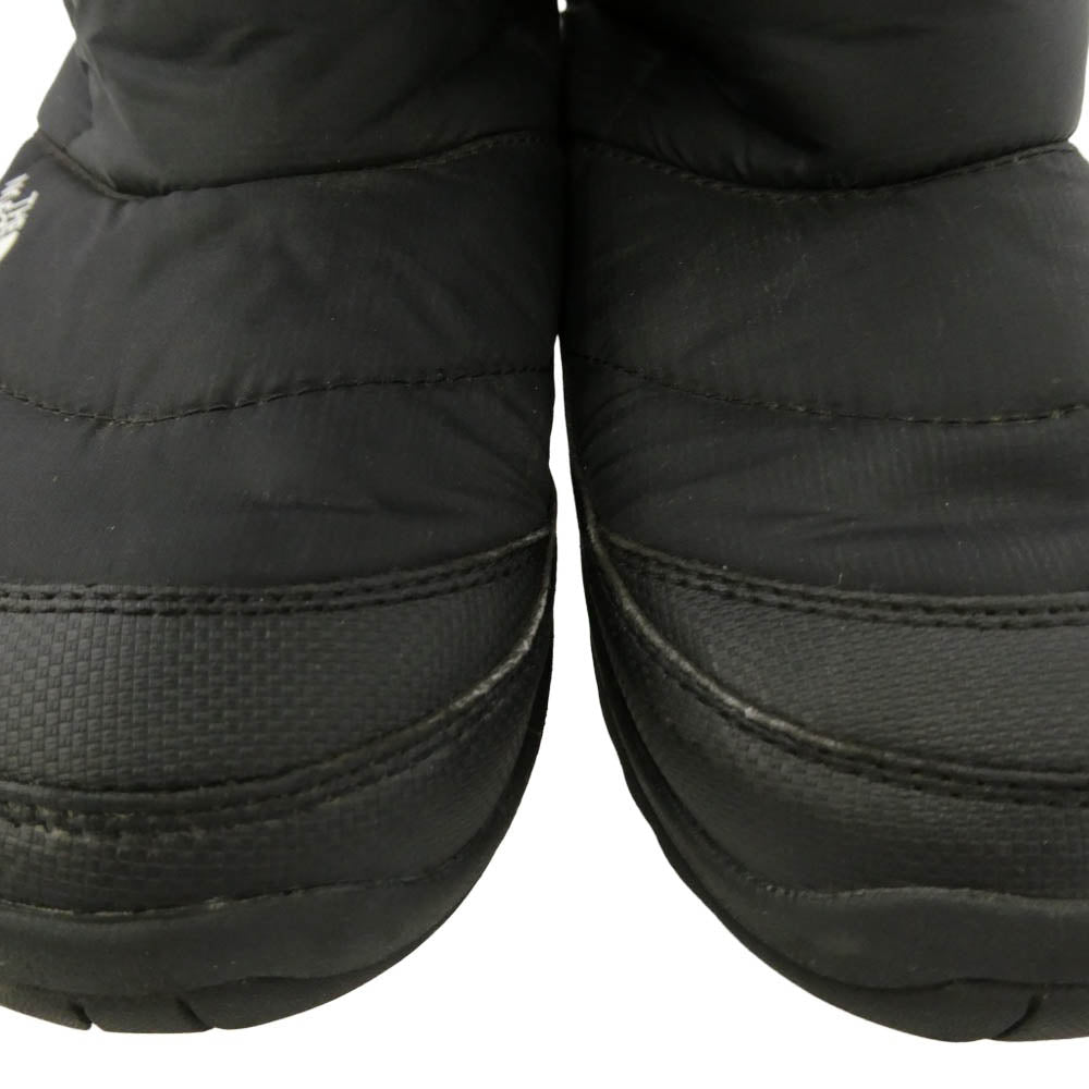 THE NORTH FACE ノースフェイス NFJ51780 K NUPTSE BOOTIE WP ウォータープルーフ ヌプシ ブーティ ブーツ ブラック系 22cm【中古】