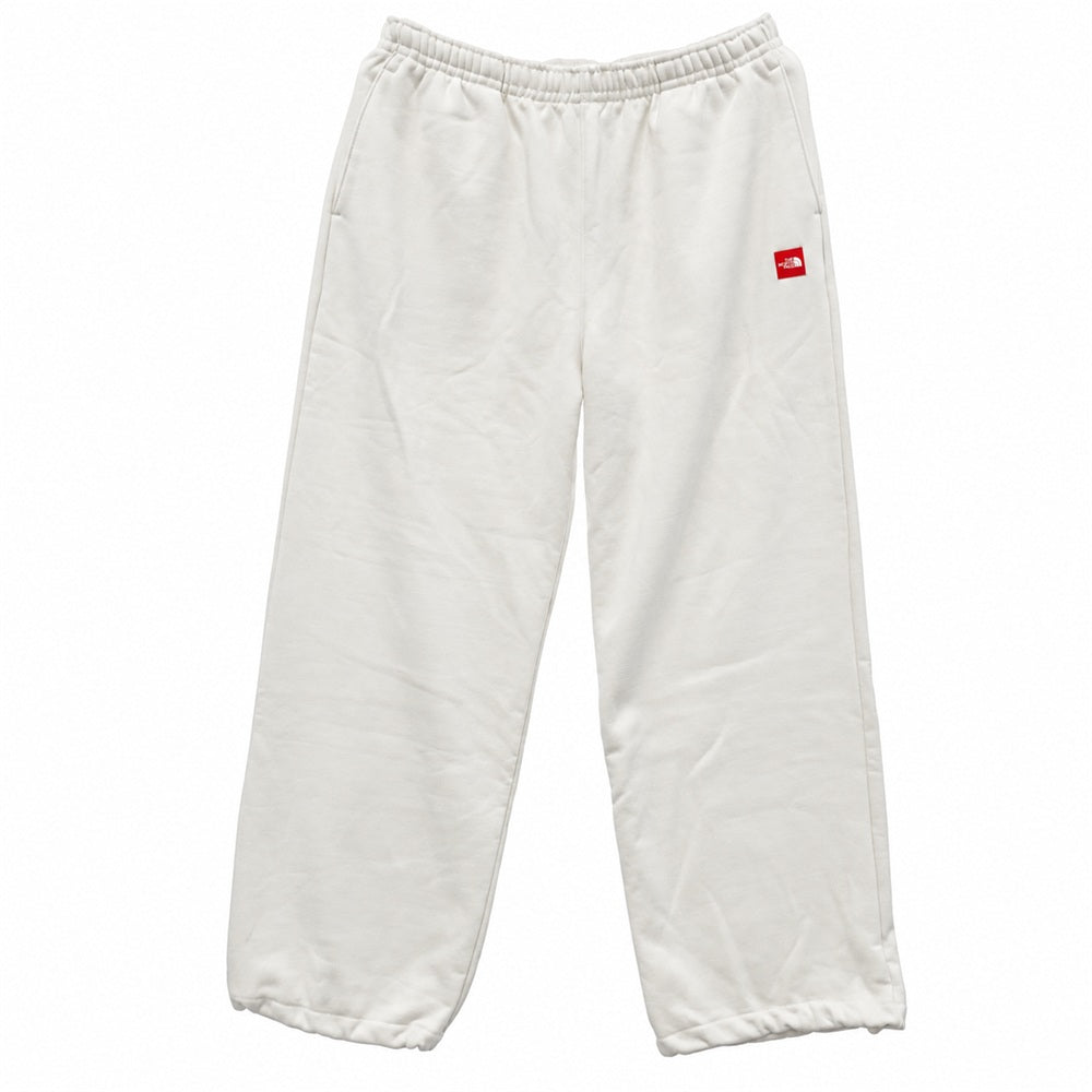 THE NORTH FACE ノースフェイス NBW52510RB REDBOX SWEATPANTS レッドボックス スウェット パンツ ホワイト系 L【極上美品】【中古】
