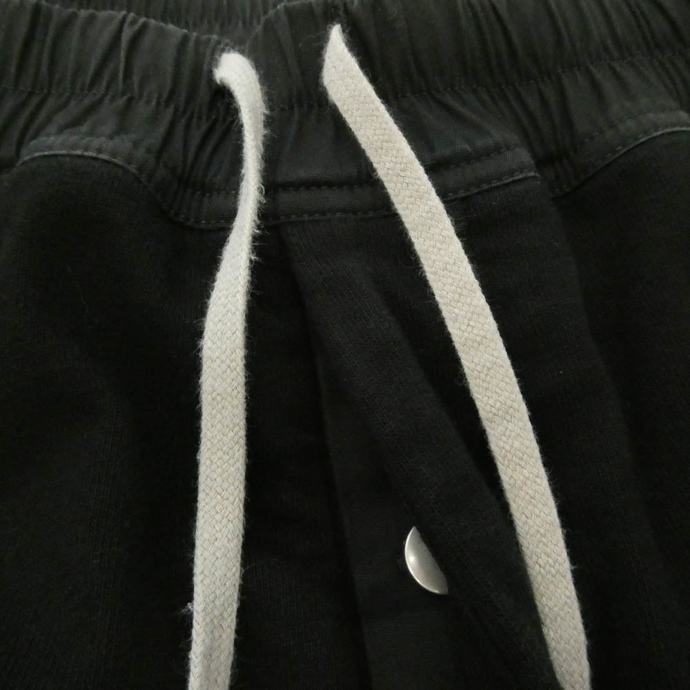 Rick Owens リックオウエンス 25SS RU01E5337-BA HOLLYWOOD期 BA素材 MASTODON MEGACARGO PANTS マストドン メガカーゴ ドローストリング パンツ ブラック系 IT52【中古】