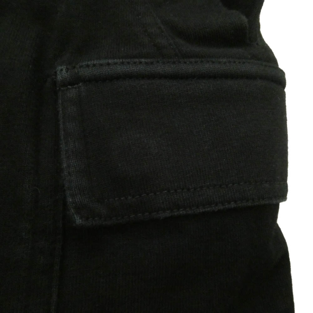Rick Owens リックオウエンス 25SS RU01E5337-BA HOLLYWOOD期 BA素材 MASTODON MEGACARGO PANTS マストドン メガカーゴ ドローストリング パンツ ブラック系 IT52【中古】
