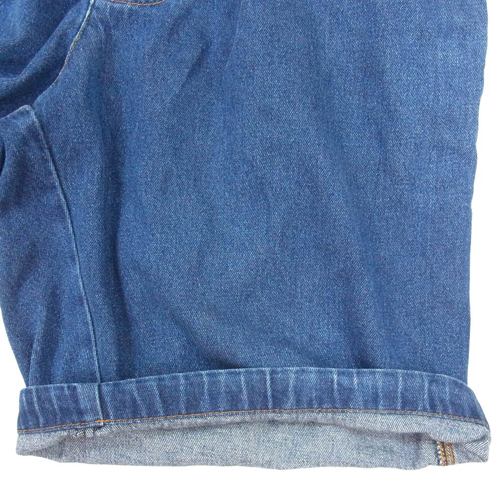 STUSSY ステューシー 紺タグ USA製 デニム ハーフ パンツ ショーツ インディゴブルー系 M【中古】